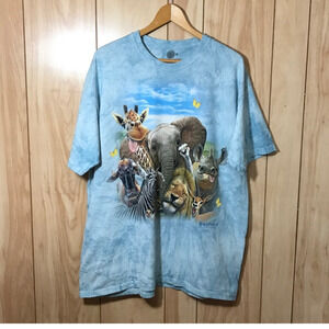 The Mountain Animal Selfies Crew Neck Short Sleeve T-shirt XL